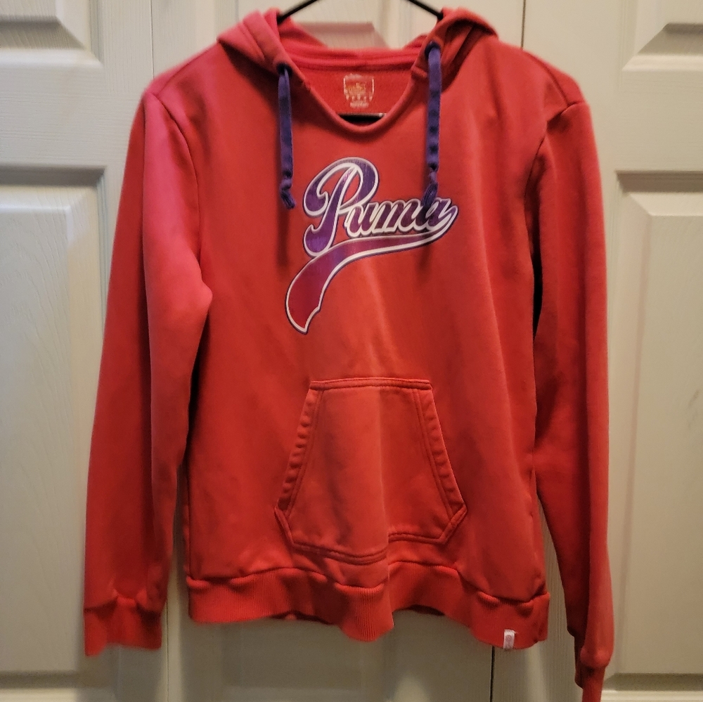Puma Pullover Hoodie with drawstring Size M‎